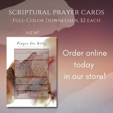 Prayer Card Digital Downloads Available in Our Store!