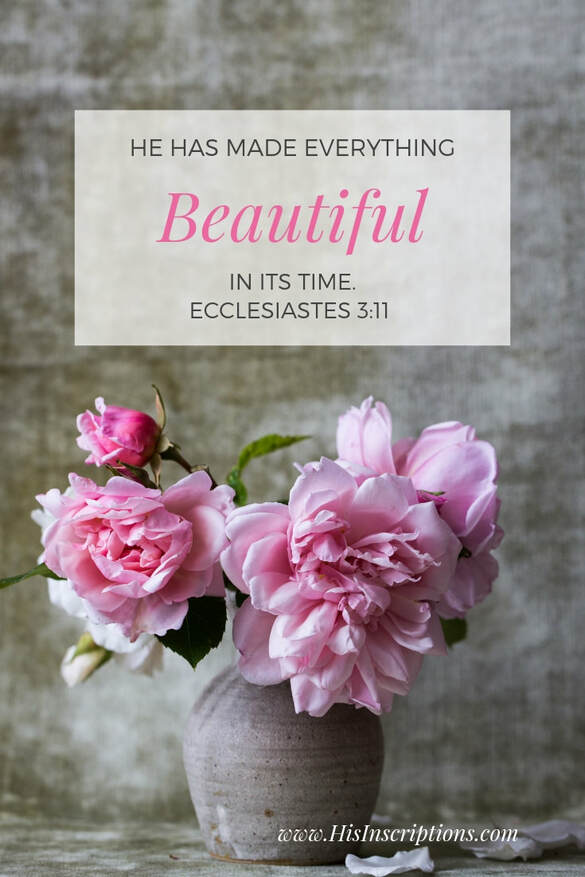Photo Scripture: He has Made Everything Beautiful in its Time