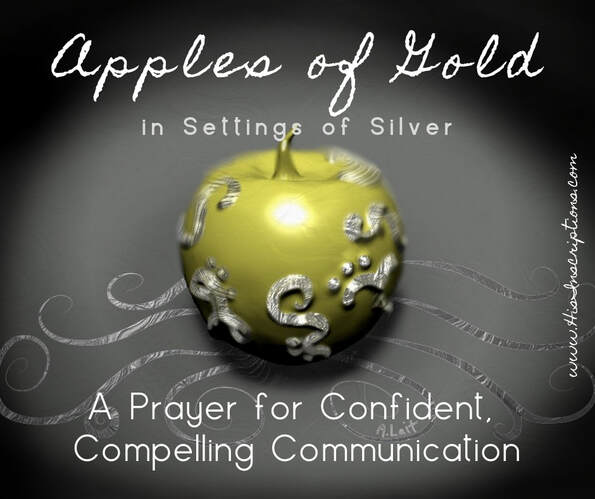 Picture: Apples of Gold in Settings of Silver by Deborah Perkins