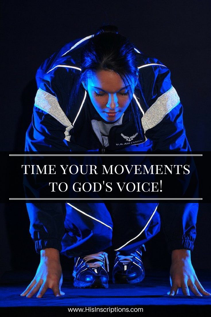 Do you need breakthroughs in your life? Time Your Movements To God's Voice! (Running Photo). Prophecy from Deborah Perkins of His Inscriptions.comi
