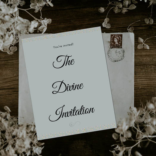 The Divine Invitation - Blog post from Deborah Perkins of HisInscriptions.com. You are invited to enter in to deeper relationship with God! Salvation is just the beginning. Read more about God's multi-faceted invitation for #Christian believers. 