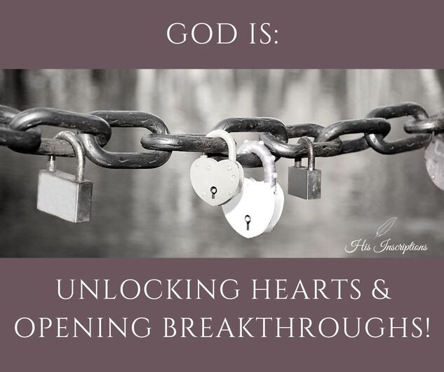 Unlocking Hearts and Opening up Breakthroughs His Inscriptions / Deborah Perkins