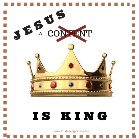 Jesus (Not Content!) is King. Practical Advice for Christian Bloggers. Article written for Christian writers and bloggers by Deborah Perkins of HisInscriptions.com. Debunking the myth that content is king, and learning to be led by the Holy Spirit in publishing endeavors.