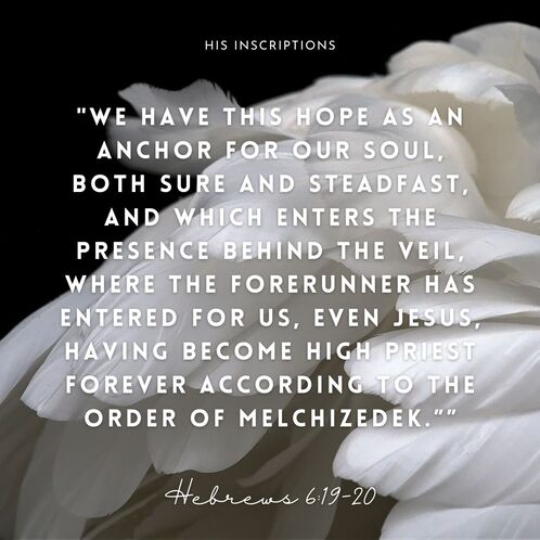 Hebrews 6:19-20 Picture