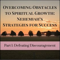 Overcoming Obstacles to Spiritual Growth: Nehemiah's Strategies for Success: Part 1. Deborah Perkins / www.HisInscriptions.com